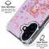 Disney Alice in Wonderland (animated) Mad Tea Party iPhone 16 Plus Clear Case