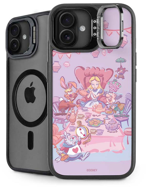 Disney Alice in Wonderland (animated) Mad Tea Party iPhone 16 Plus Kickstand Case