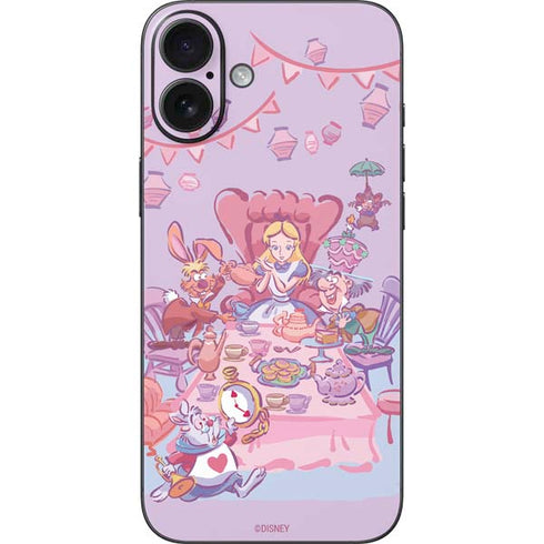 Disney Alice in Wonderland (animated) Mad Tea Party iPhone 16 Plus Skin