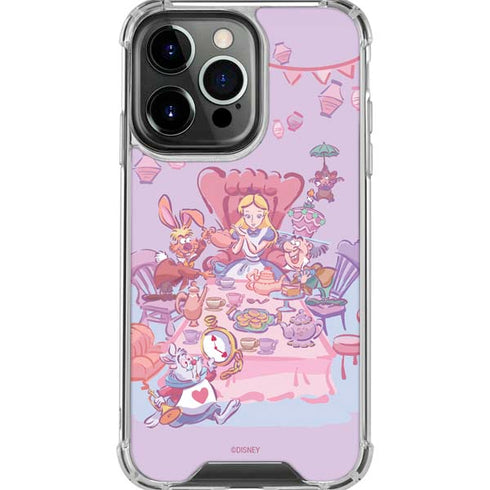 Disney Alice in Wonderland (animated) Mad Tea Party iPhone 16 Pro Max Clear Case