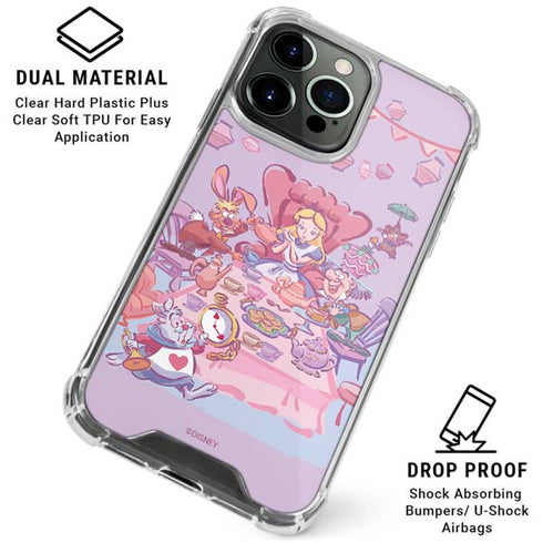 Disney Alice in Wonderland (animated) Mad Tea Party iPhone 16 Pro Max Clear Case