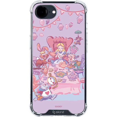 Disney Alice in Wonderland (animated) Mad Tea Party iPhone 16e Clear Case