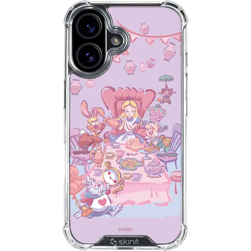 Disney Alice in Wonderland (animated) Mad Tea Party iPhone 17 Clear Case
