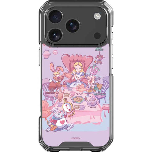 Disney Alice in Wonderland (animated) Mad Tea Party iPhone 17 Pro Clear Case