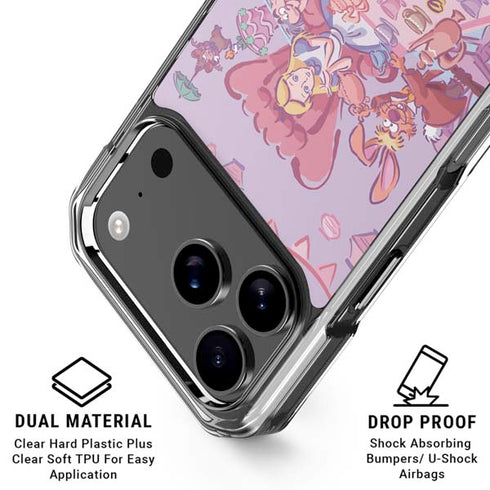 Disney Alice in Wonderland (animated) Mad Tea Party iPhone 18 Pro Clear Case