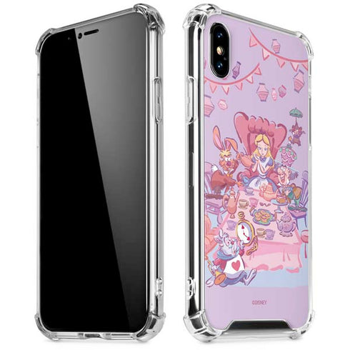 Disney Alice in Wonderland (animated) Mad Tea Party iPhone X/XS Clear Case