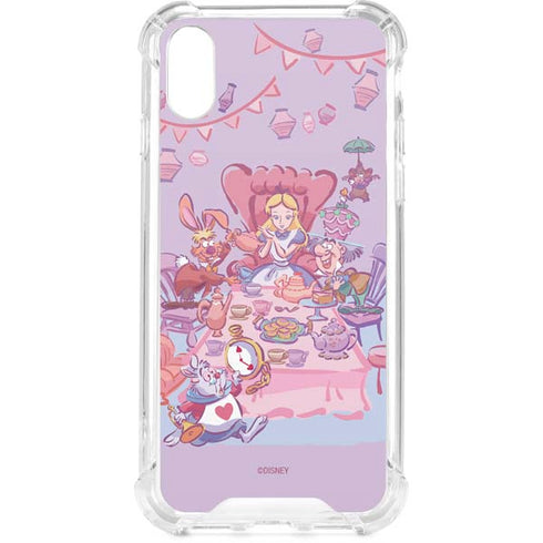 Disney Alice in Wonderland (animated) Mad Tea Party iPhone XS Clear Case
