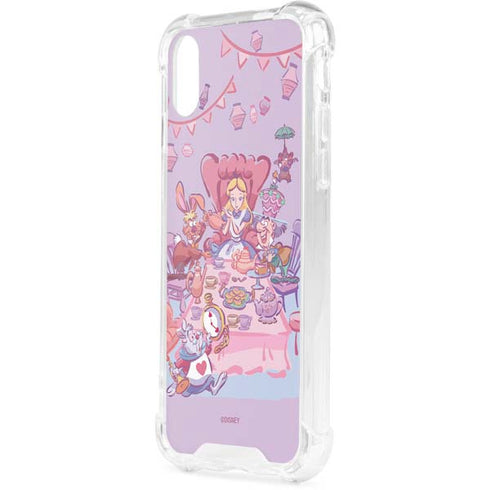 Disney Alice in Wonderland (animated) Mad Tea Party iPhone XS Clear Case