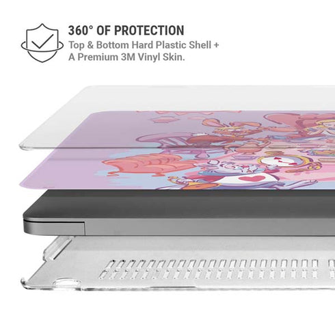 Disney Alice in Wonderland (animated) Mad Tea Party MacBook Pro 14in (2021-24) Case plus Skin