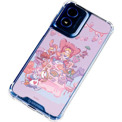 Disney Alice in Wonderland (animated) Mad Tea Party Moto G 5G (2024) Clear Case
