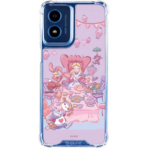 Disney Alice in Wonderland (animated) Mad Tea Party Moto G Play 4G (2024) Clear Case