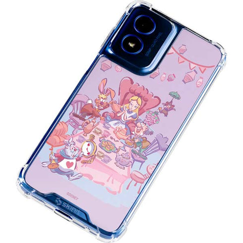 Disney Alice in Wonderland (animated) Mad Tea Party Moto G Play 4G (2024) Clear Case
