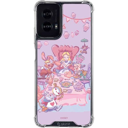 Disney Alice in Wonderland (animated) Mad Tea Party Moto G Power 5G (2024) Clear Case