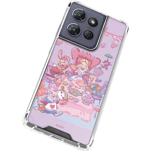 Disney Alice in Wonderland (animated) Mad Tea Party Moto G Stylus 5G (2025) Clear Case