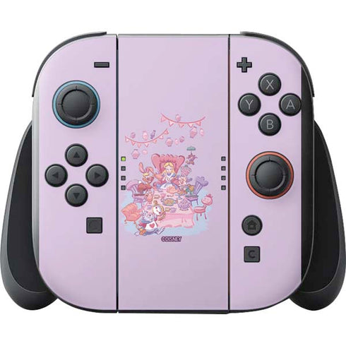 Disney Alice in Wonderland (animated) Mad Tea Party Nintendo Switch 2 (2025) with Joy-Con Skin
