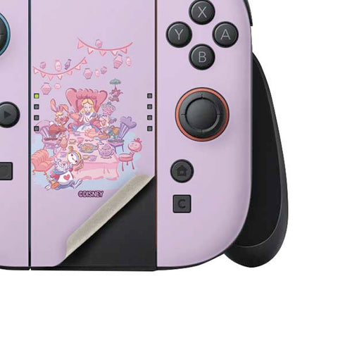 Disney Alice in Wonderland (animated) Mad Tea Party Nintendo Switch 2 (2025) Joy-Con Controller Skin