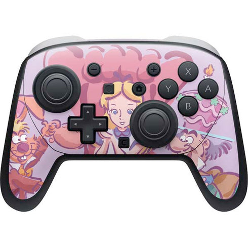 Disney Alice in Wonderland (animated) Mad Tea Party Nintendo Switch 2 (2025) Pro Controller Skin