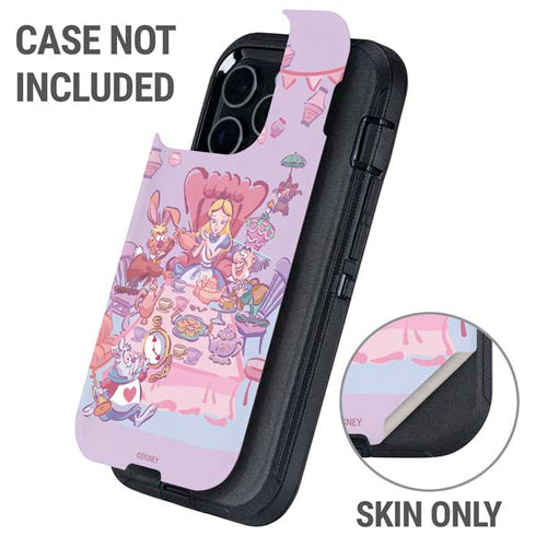 Disney Alice in Wonderland (animated) Mad Tea Party Otterbox Defender iPhone Skin