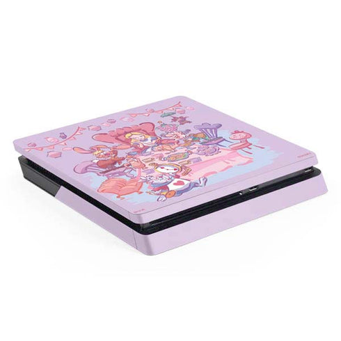 Disney Alice in Wonderland (animated) Mad Tea Party PS4 Slim Skin