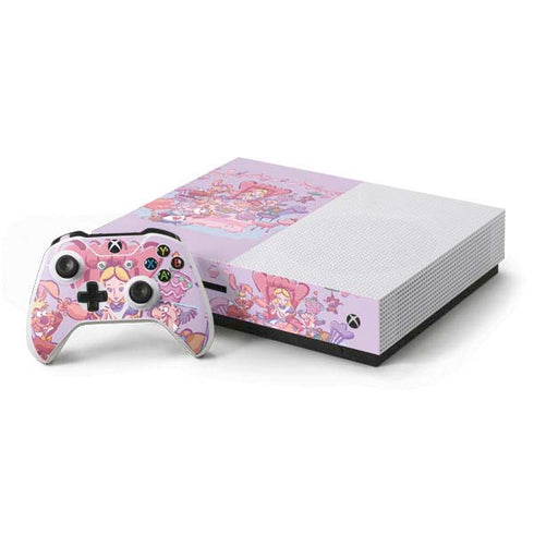 Disney Alice in Wonderland (animated) Mad Tea Party Xbox One S Console and Controller Bundle Skin