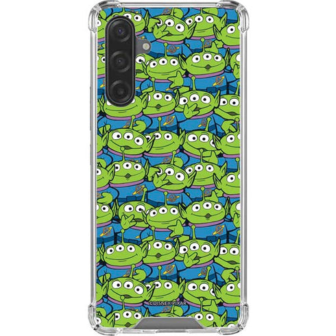 Disney Toy Story Alien Collage Galaxy A17 Clear Case