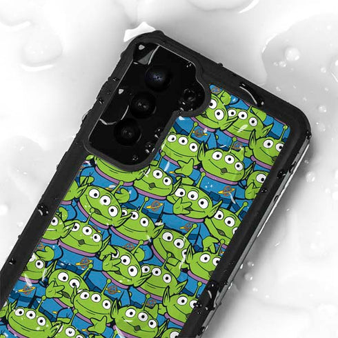 Disney Toy Story Alien Collage Galaxy S24 Plus Waterproof Case