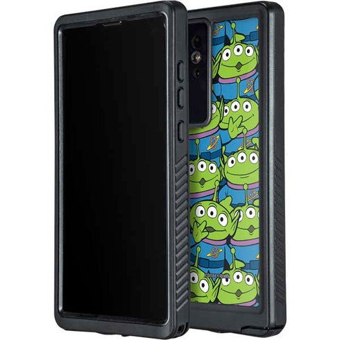 Disney Toy Story Alien Collage Galaxy S24 Ultra Waterproof Case