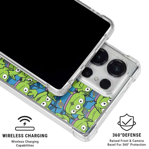 Disney Toy Story Alien Collage Galaxy S26 Ultra Clear Case