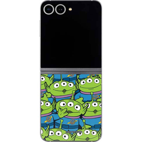 Disney Toy Story Alien Collage Galaxy Z Flip6 Skin
