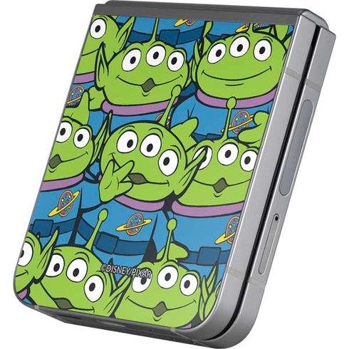 Disney Toy Story Alien Collage Galaxy Z Flip6 Skin