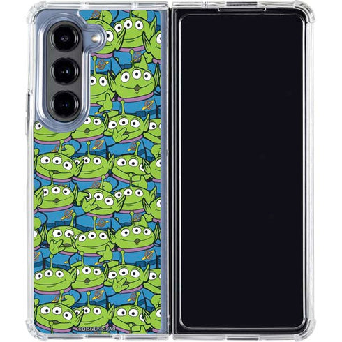Disney Toy Story Alien Collage Galaxy Z Fold5 5G Clear Case