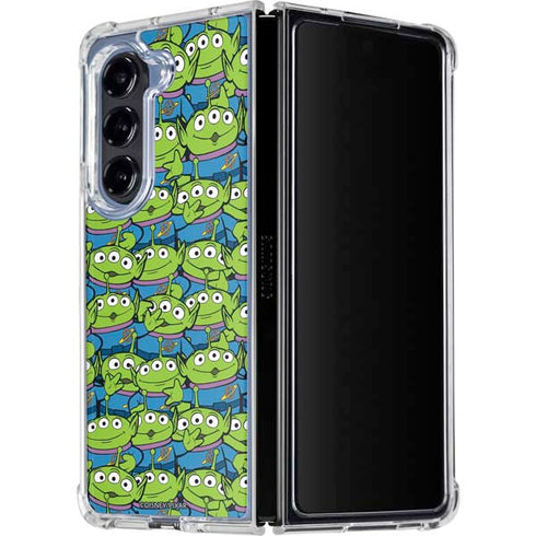 Disney Toy Story Alien Collage Galaxy Z Fold5 5G Clear Case