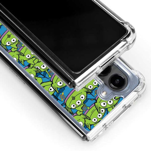 Disney Toy Story Alien Collage Galaxy Z Fold5 5G Clear Case