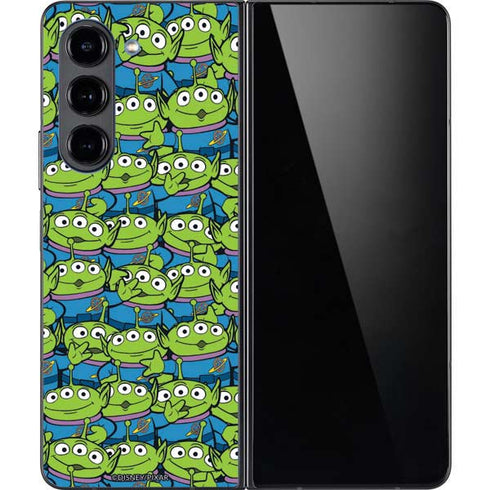 Disney Toy Story Alien Collage Galaxy Z Fold5 5G Skin