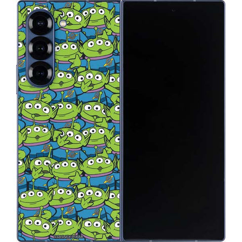 Disney Toy Story Alien Collage Galaxy Z Fold6 Skin