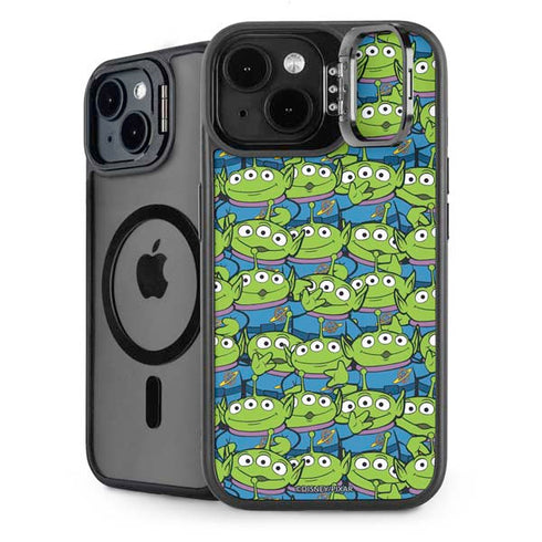 Disney Toy Story Alien Collage iPhone 14 Plus Kickstand Case