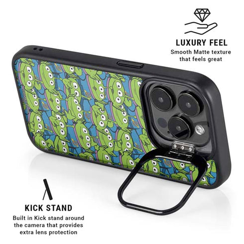 Disney Toy Story Alien Collage iPhone 14 Pro Max Kickstand Case