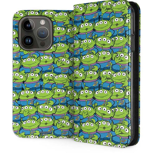 Disney Toy Story Alien Collage iPhone 15 Pro Folio Case