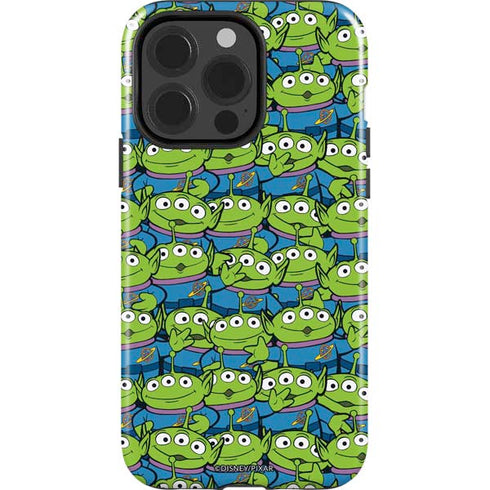 Disney Toy Story Alien Collage iPhone 15 Pro Impact Case