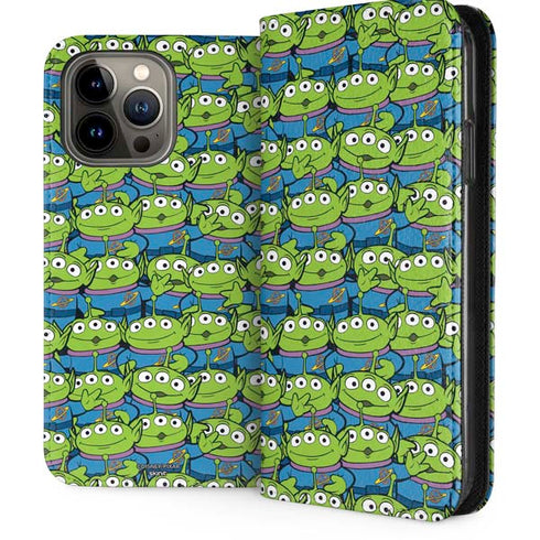 Disney Toy Story Alien Collage iPhone 15 Pro Max Folio Case