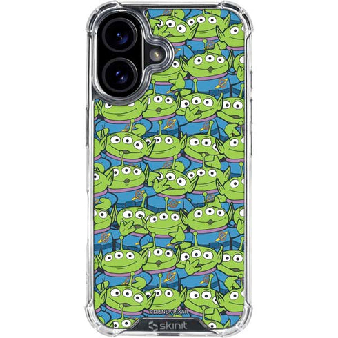 Disney Toy Story Alien Collage iPhone 16 Clear Case