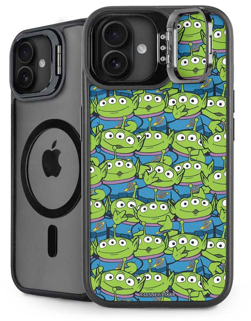 Disney Toy Story Alien Collage iPhone 16 Kickstand Case