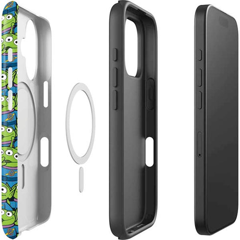Disney Toy Story Alien Collage iPhone 16 Plus Magsafe Impact Case