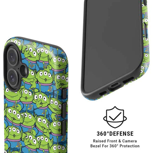 Disney Toy Story Alien Collage iPhone 16 Plus Magsafe Impact Case