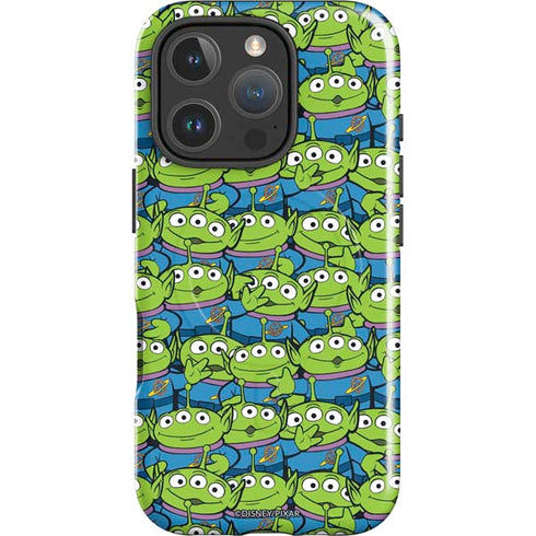 Disney Toy Story Alien Collage iPhone 16 Pro Magsafe Impact Case