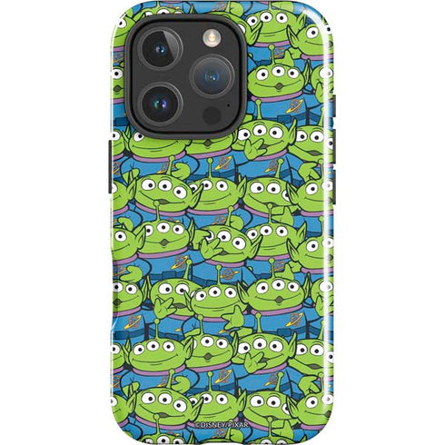 Disney Toy Story Alien Collage iPhone 16 Pro Max Impact Case
