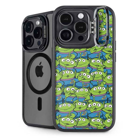 Disney Toy Story Alien Collage iPhone 16 Pro Max Kickstand Case