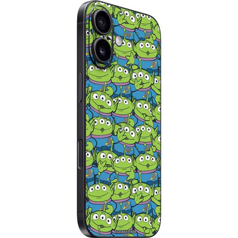 Disney Toy Story Alien Collage iPhone 16 Skin