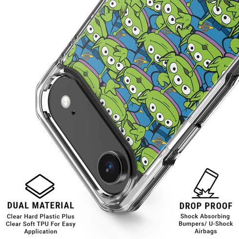 Disney Toy Story Alien Collage iPhone 17 Air Clear Case