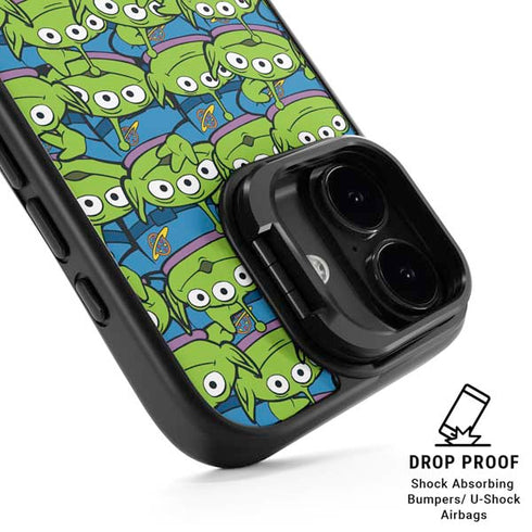 Disney Toy Story Alien Collage iPhone 17 Kickstand Case